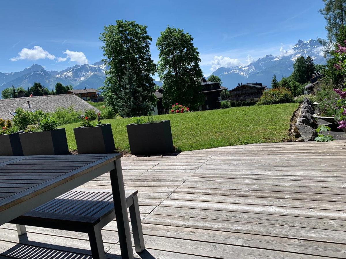Chalet La Renarde Вилар сюр Олон Екстериор снимка