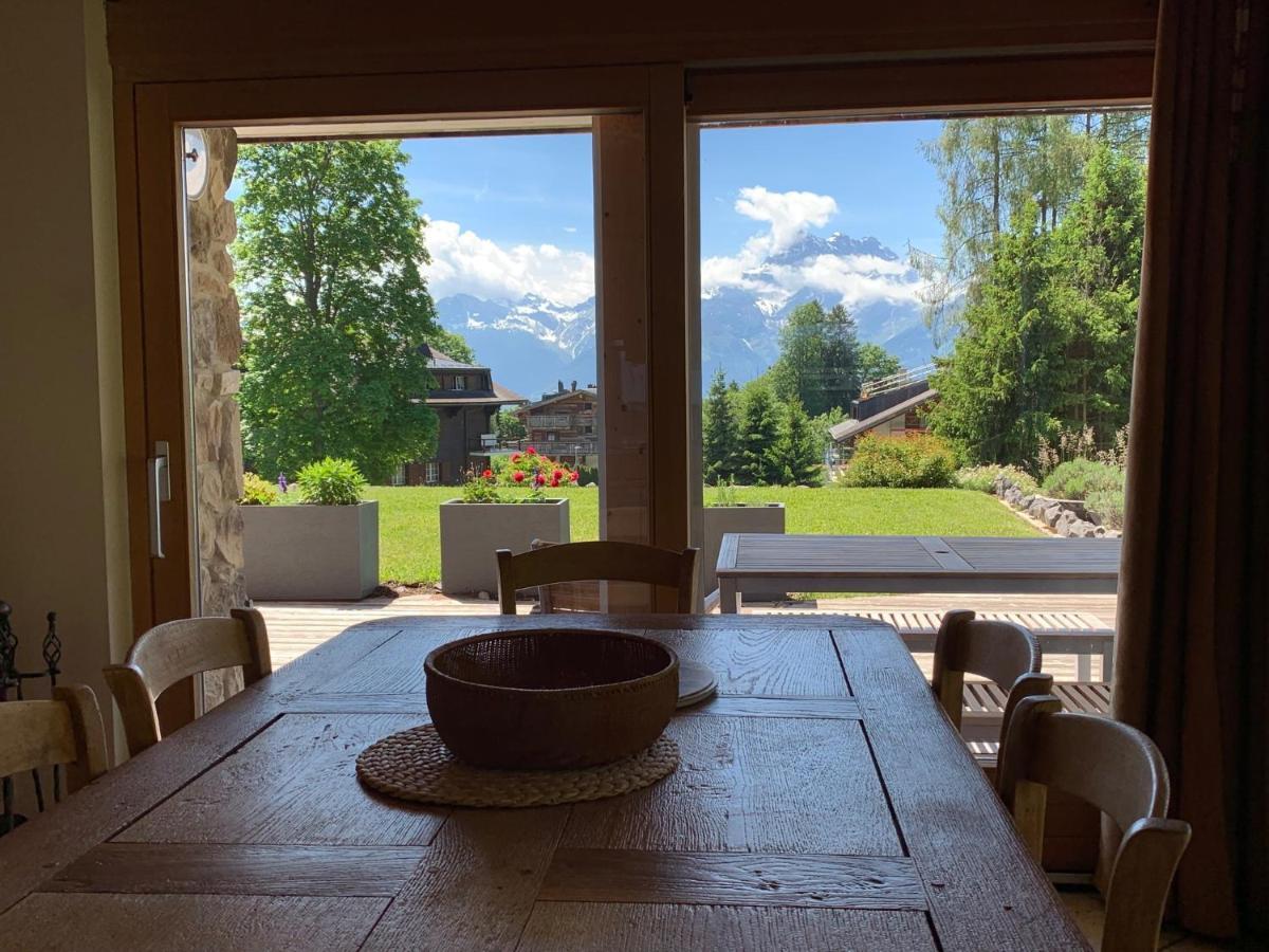 Chalet La Renarde Вилар сюр Олон Екстериор снимка