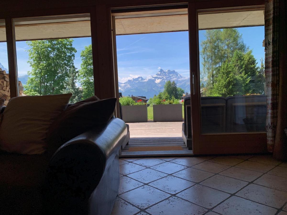 Chalet La Renarde Вилар сюр Олон Екстериор снимка