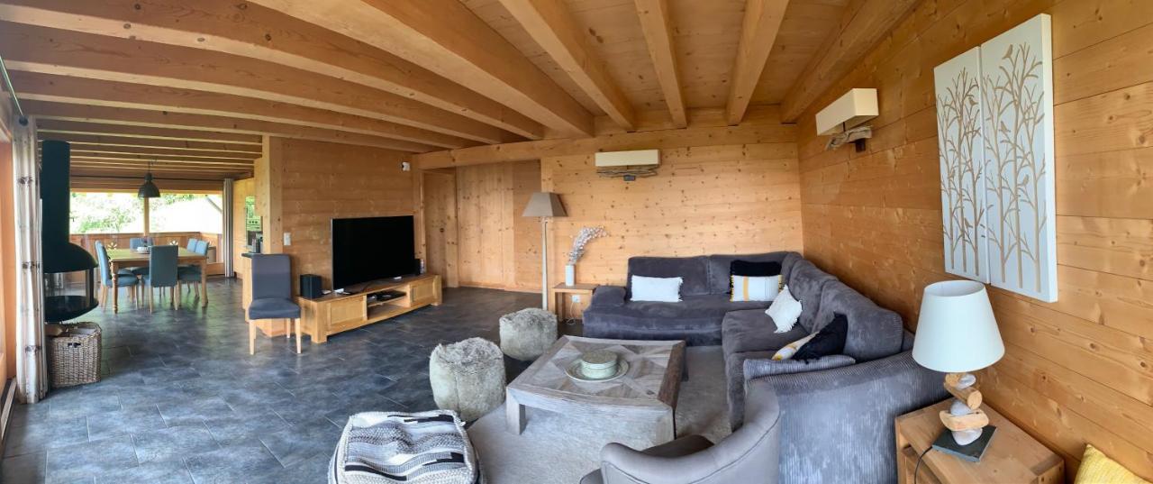 Chalet La Renarde Вилар сюр Олон Екстериор снимка