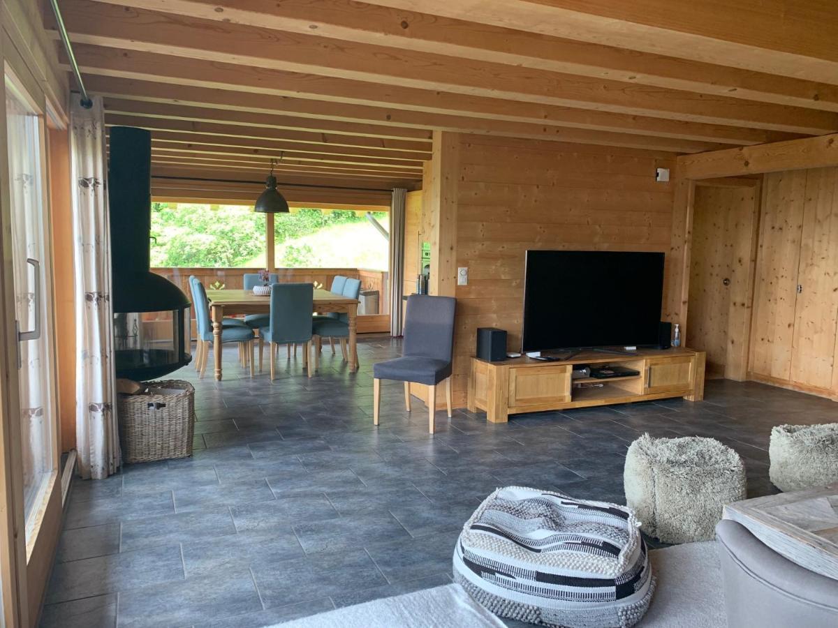 Chalet La Renarde Вилар сюр Олон Екстериор снимка