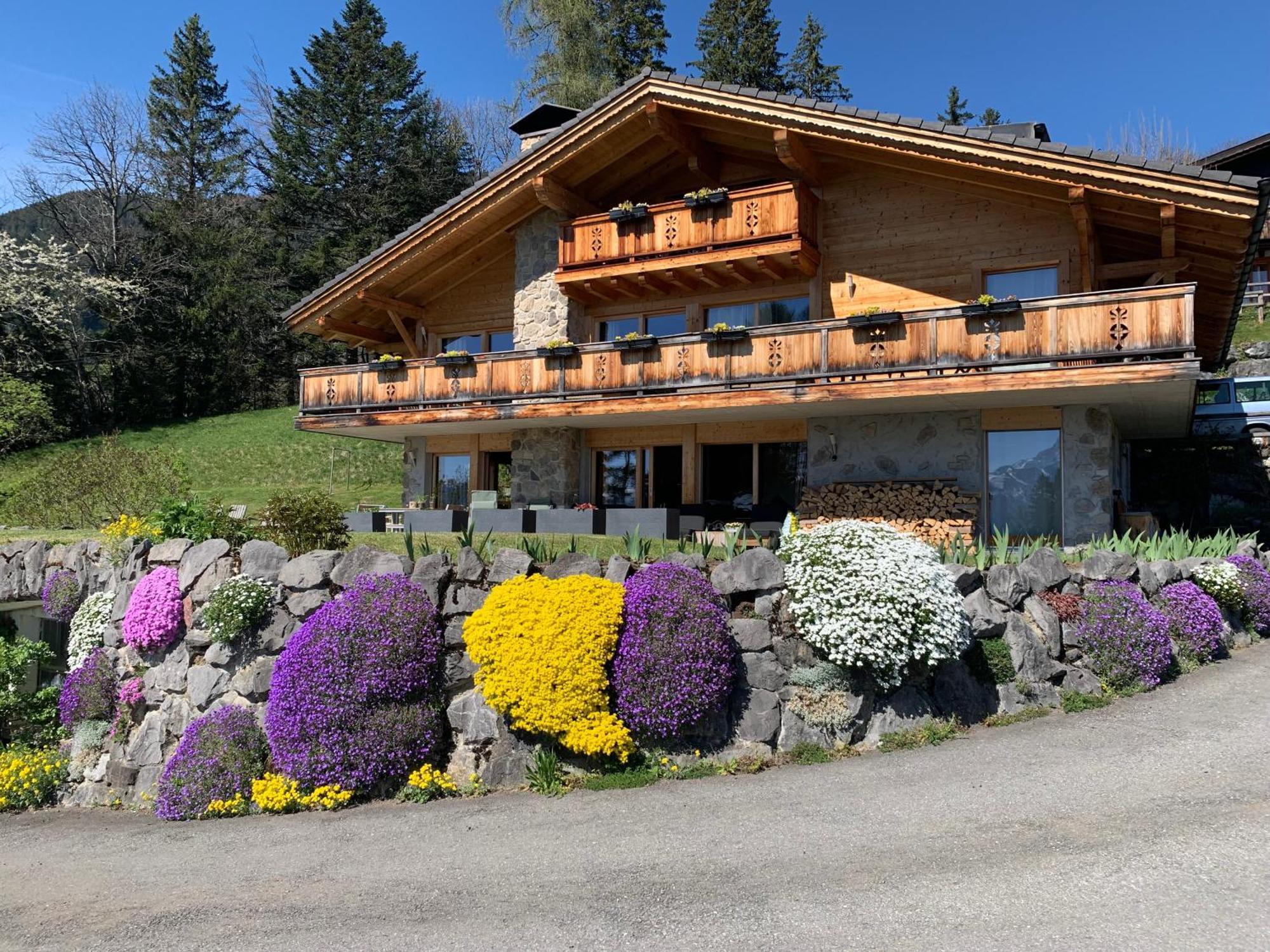 Chalet La Renarde Вилар сюр Олон Екстериор снимка
