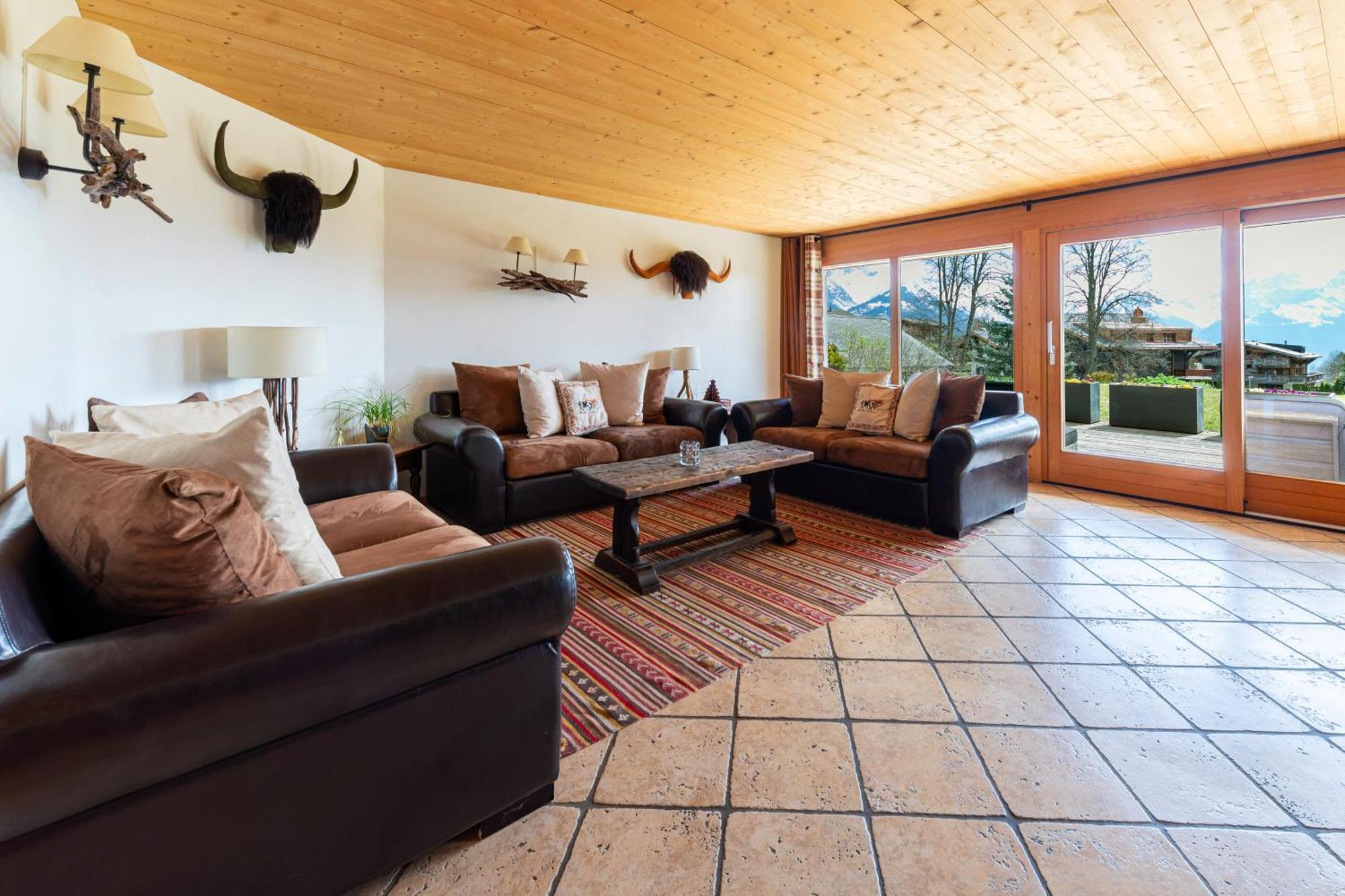 Chalet La Renarde Вилар сюр Олон Екстериор снимка