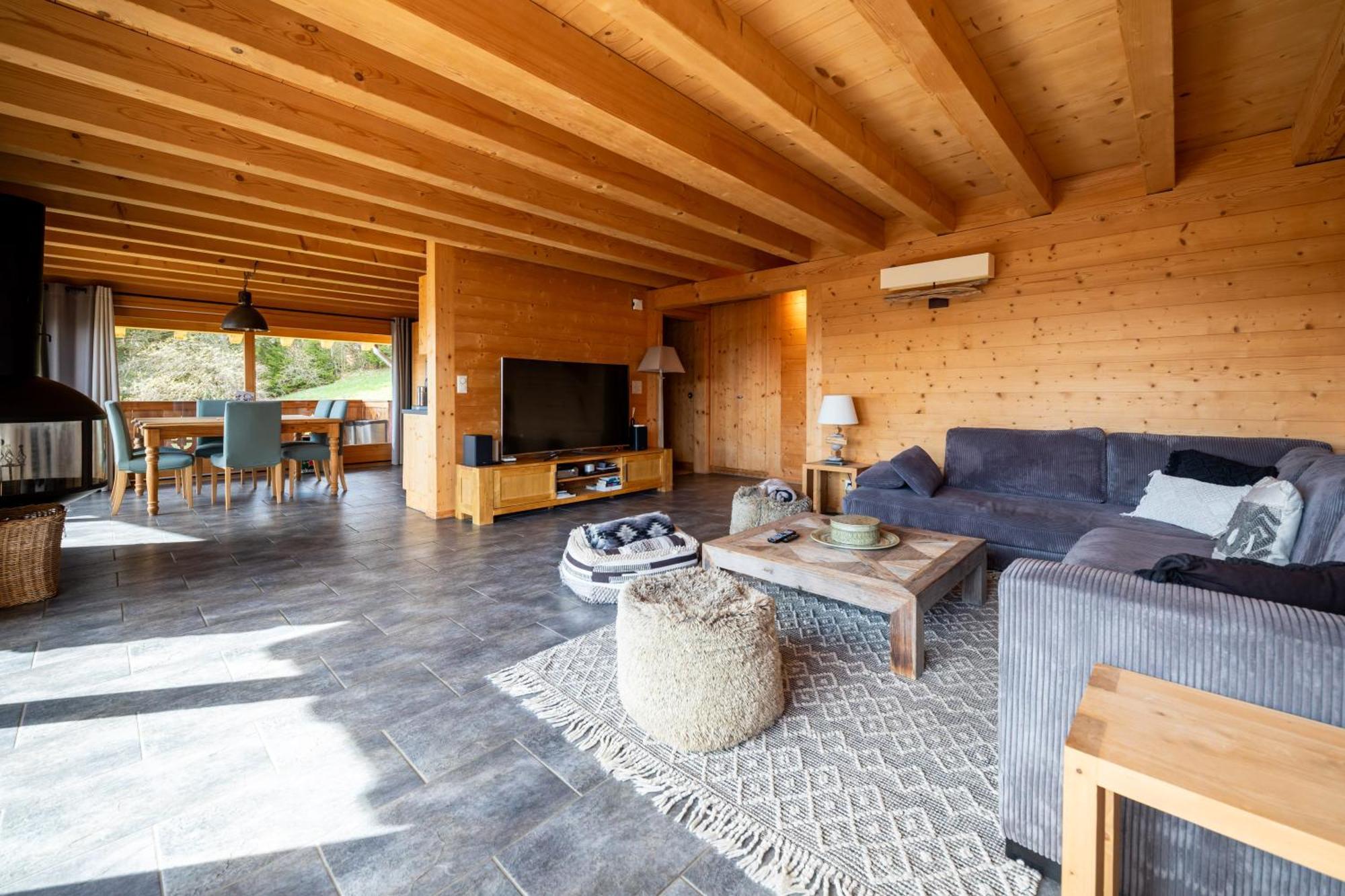 Chalet La Renarde Вилар сюр Олон Екстериор снимка