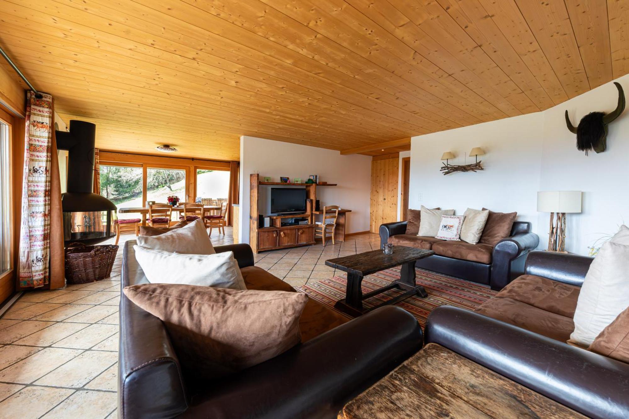 Chalet La Renarde Вилар сюр Олон Екстериор снимка