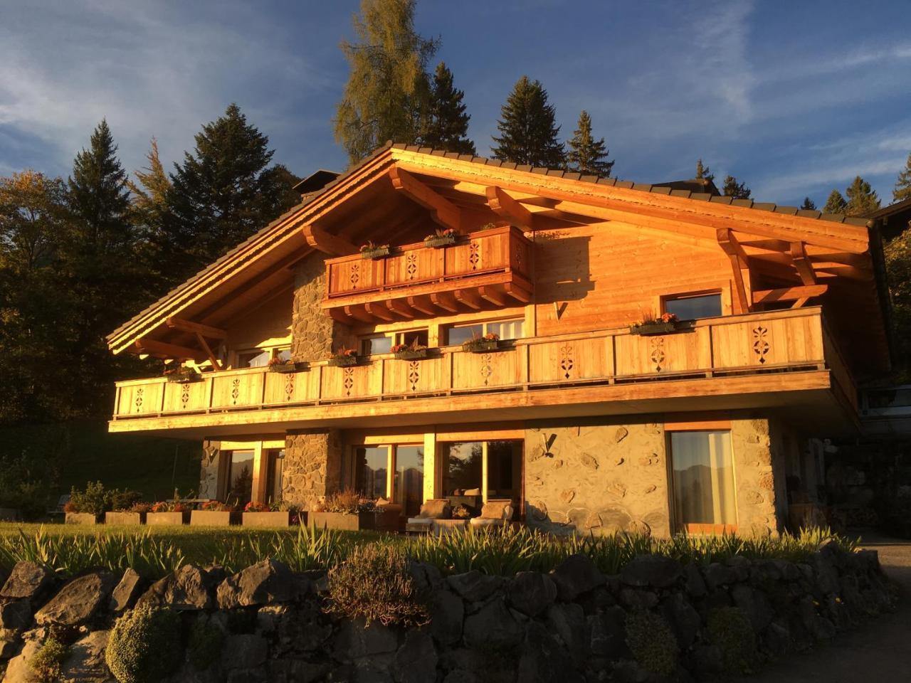 Chalet La Renarde Вилар сюр Олон Екстериор снимка