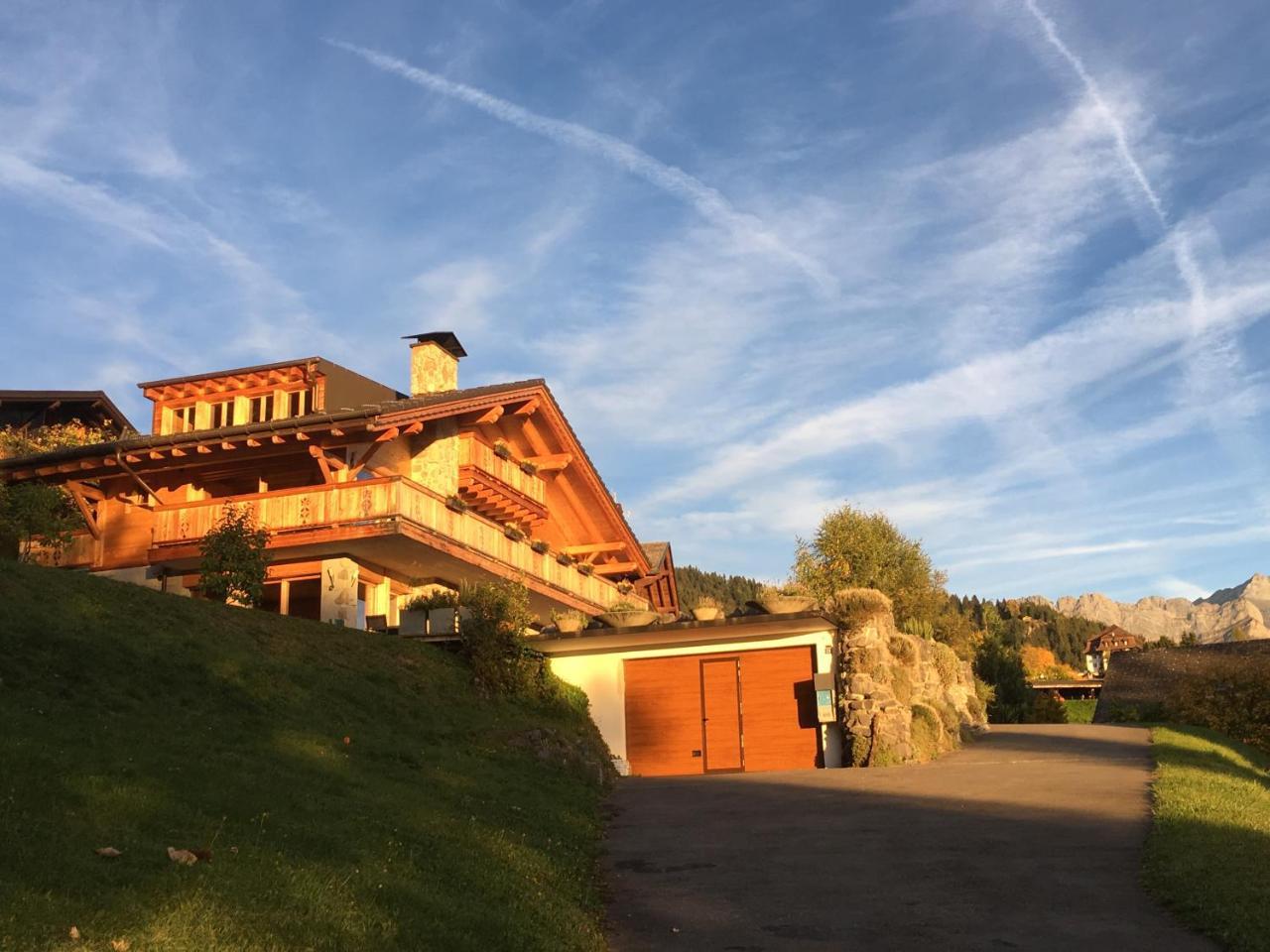 Chalet La Renarde Вилар сюр Олон Екстериор снимка