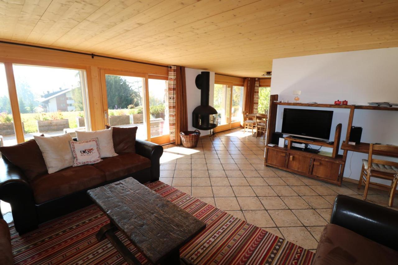Chalet La Renarde Вилар сюр Олон Екстериор снимка