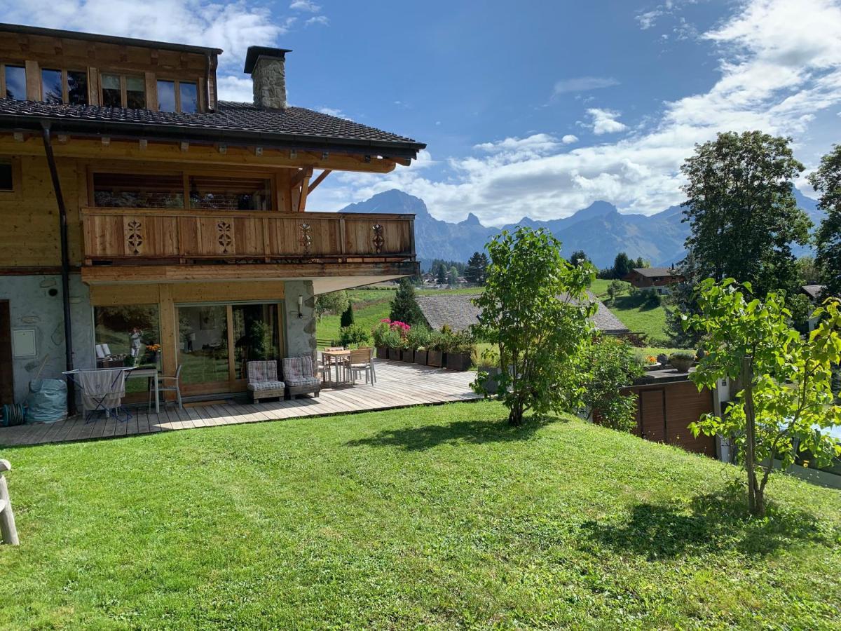 Chalet La Renarde Вилар сюр Олон Екстериор снимка