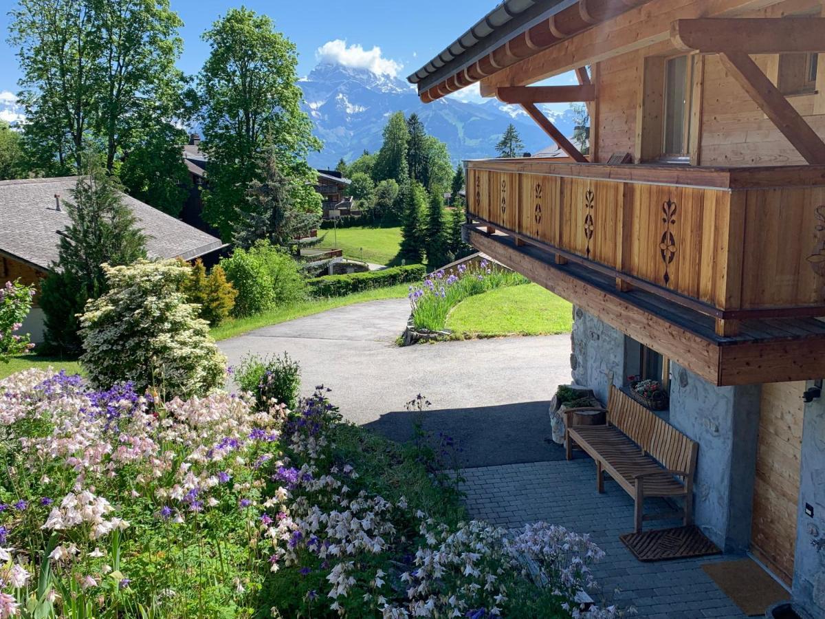 Chalet La Renarde Вилар сюр Олон Екстериор снимка